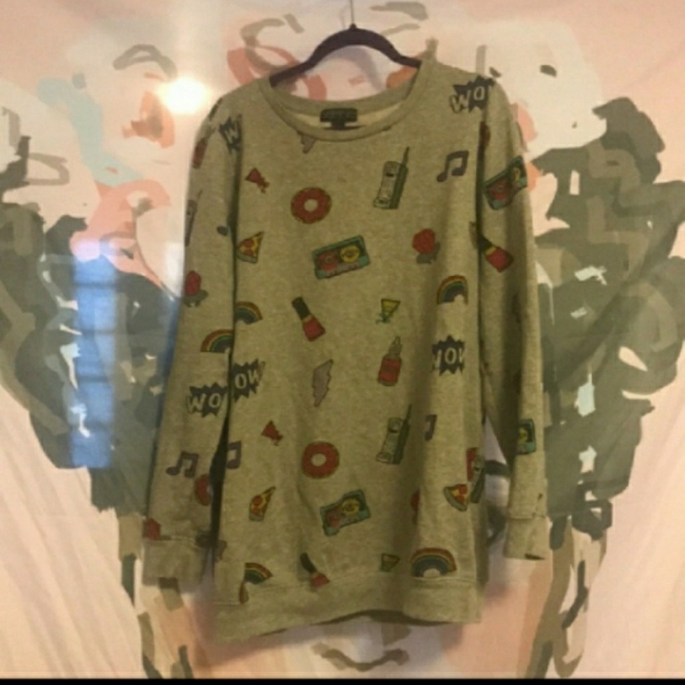 Forever 21 "retro" oversized sweater
